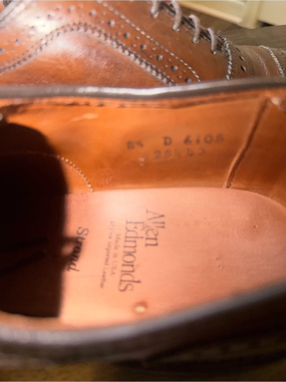 Allen Edmonds “Strand” Brown Oxfords